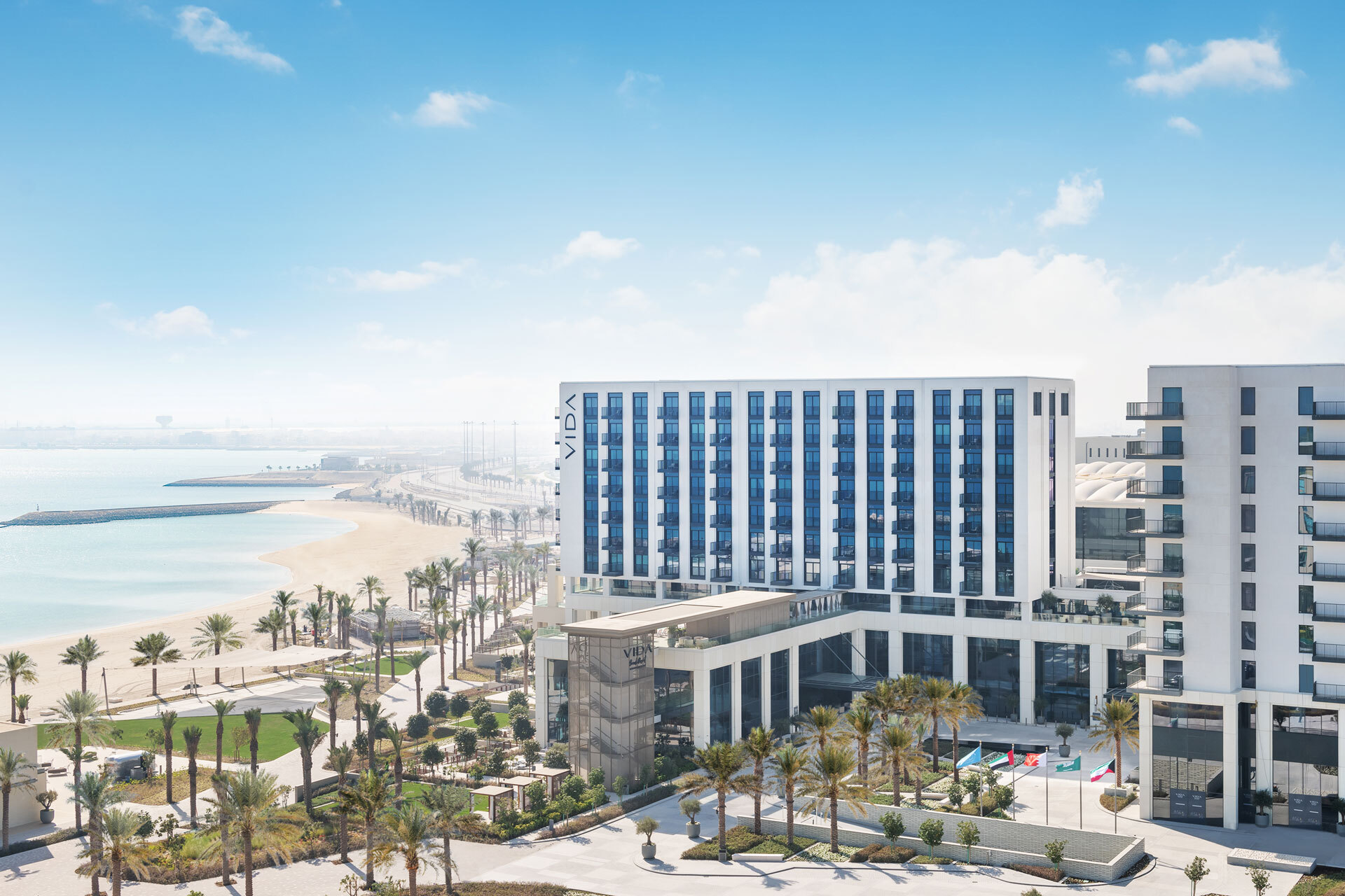 Vida Residences on the beachfront at Marassi Al Bahrain